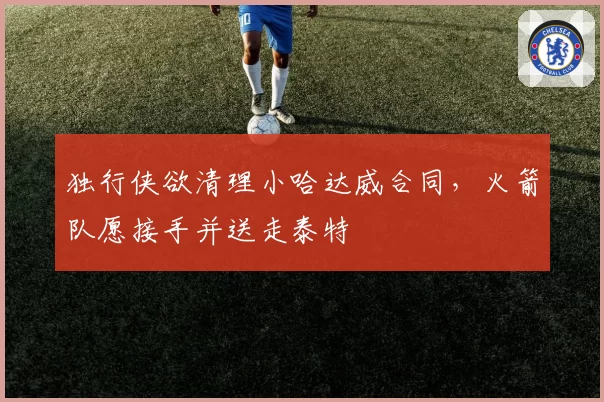 独行侠欲清理小哈达威合同，火箭队愿接手并送走泰特