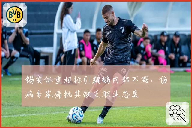 锡安体重超标引鹈鹕内部不满，伤病专家痛批其缺乏职业态度